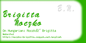 brigitta moczko business card